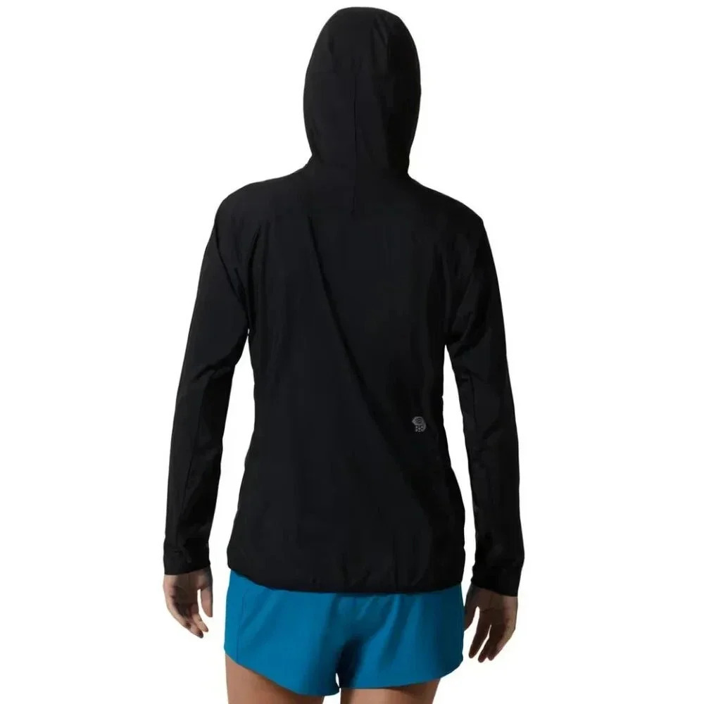 Black Women's Warm Thin Fleece Zip Up With Hoodie, MEC, US S - Picture 2 of 8
